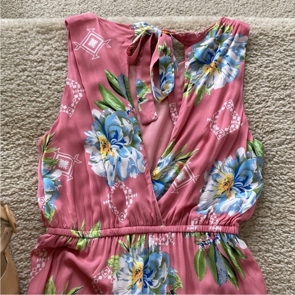 Pink Floral Maxi Dress - Picture 7 of 10